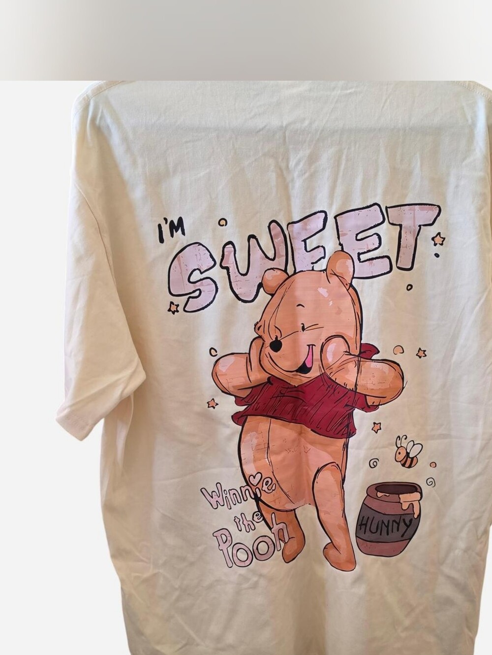 Amazon Cream Winnie the Pooh 'I'm Sweet' Graphic Tee